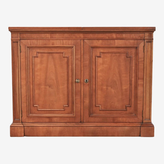 Kindel Grand Rapids 'Milano' Cherry Wood Rolling Buffet Server or Dry Bar - 1960s - Image 1