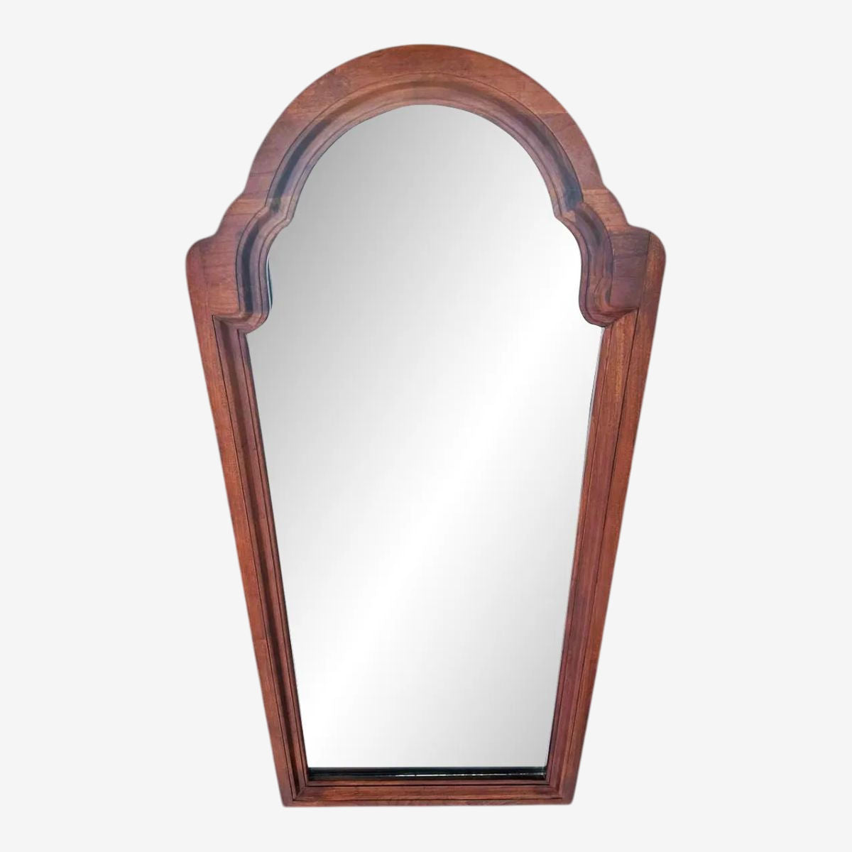 Louis Philippe Wall Mirror With Solid Cherry Wood Frame - Vintage Late 20th Century - Image 1