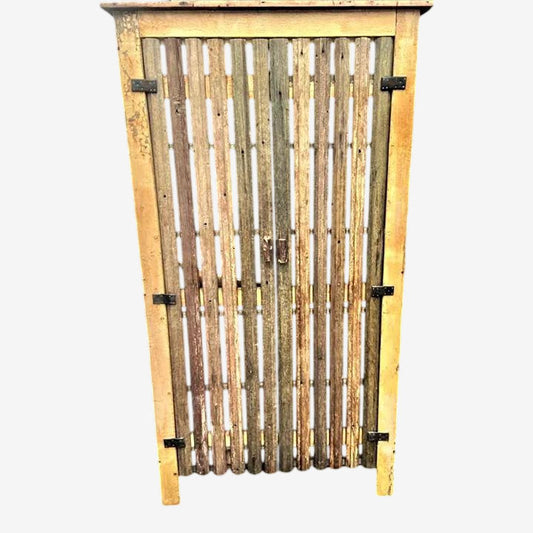 Rustic Cabinet Made From Reclaimed Wood With an 'Old Hickory' Look - Image 1