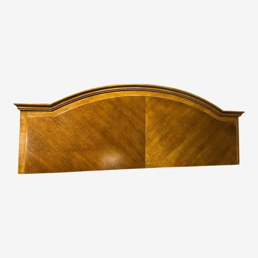 American of Martinsville King Size Banded Cherry Wood Headboard From Ritz-Carlton - Image 1