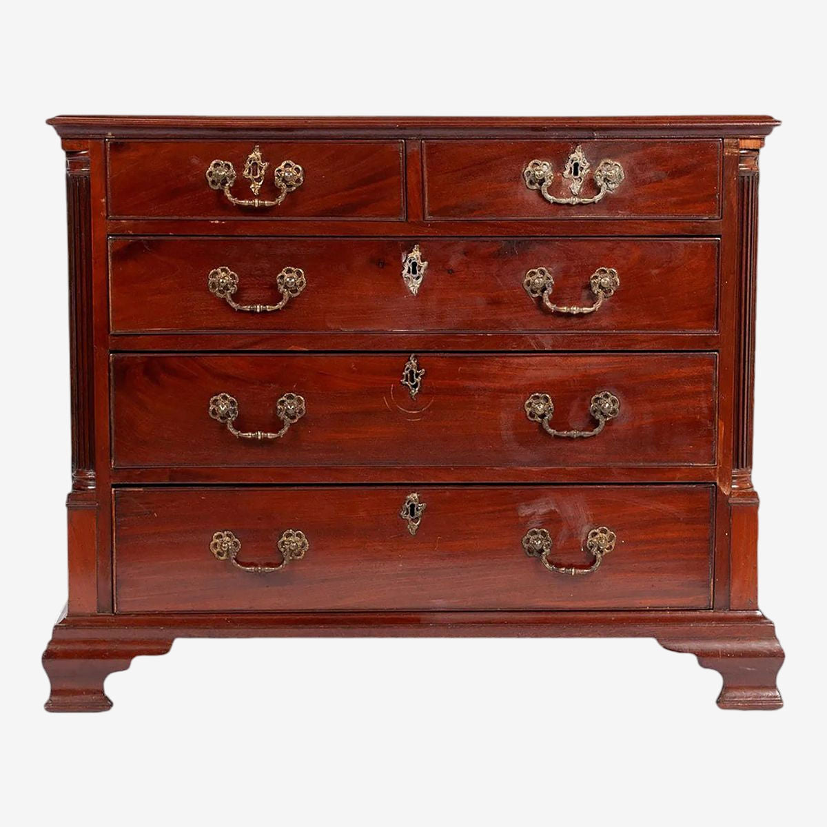Late 18th Century George III Mahogany Chest of Drawers - Image 1