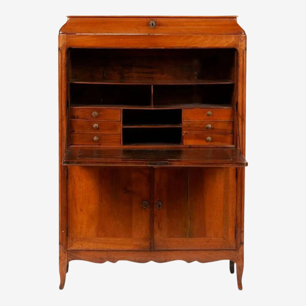 18th Century French Louis XVI Walnut Secrétaire à Abattant - Provenance Adolphus Busch and Brookings Heirs - Image 1
